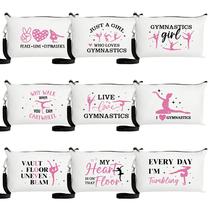 Conjunto de bolsas de cosméticos R HORSE, 9 peças de bolsa de lona de ginástica Conjunto de bolsas de cosméticos R HORSE, 9 peças de bolsa de lona de ginástica