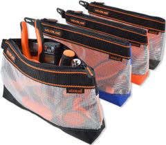 Conjunto de bolsas de ferramentas WELKINLAND Clear 4 peças de 13 polegadas com zíper