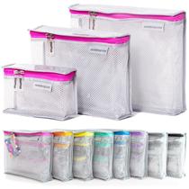 Conjunto de bolsas de higiene de viagem MUMI resistente à água para mulheres e homens Conjunto de bolsas de higiene de viagem MUMI resistente à água para mulheres e homens