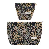 Conjunto de bolsas de maquiagem getto, 2 peças, organizador de produtos de higiene pessoal de viagem para mulheres Conjunto de bolsas de maquiagem getto, 2 peças, organizador de produtos de higiene pessoal de viagem para mulheres