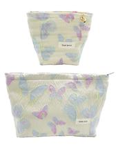 Conjunto de bolsas de maquiagem getto, 2 peças, organizador de produtos de higiene pessoal de viagem para mulheres Conjunto de bolsas de maquiagem getto, 2 peças, organizador de produtos de higiene pessoal de viagem para mulheres