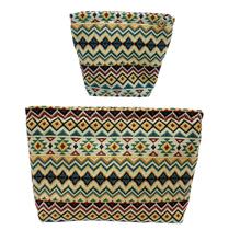 Conjunto de bolsas de maquiagem getto, 2 peças, organizador de produtos de higiene pessoal de viagem para mulheres Conjunto de bolsas de maquiagem getto, 2 peças, organizador de produtos de higiene pessoal de viagem para mulheres