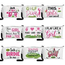Conjunto de bolsas de maquiagem R HORSE, 9 peças de bolsas de lona de golfe Conjunto de bolsas de maquiagem R HORSE, 9 peças de bolsas de lona de golfe
