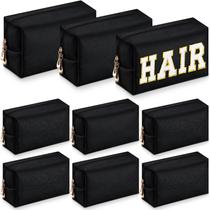 Conjunto de bolsas de maquiagem Sanwuta PU Leather Waterproof Travel 9 unidades Conjunto de bolsas de maquiagem Sanwuta PU Leather Waterproof Travel 9 unidades