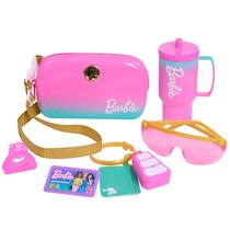 Conjunto de bolsas de moda Just Play Barbie Trend de 8 peças para crianças a partir de 3 anos