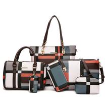 Conjunto de bolsas e bolsas 2E-Youth Designer para mulheres (verde)