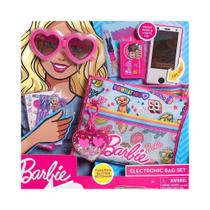 Conjunto de Bolsas e eletrônicos da Barbie
