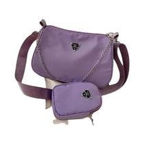 Conjunto De Bolsas Femininas Casuais 2 Em 1: Bolsa Transversal E De Ombro Para Viagem E Compras Conjunto De Bolsas Femininas Casuais 2 Em 1: Bolsa Transversal E De Ombro Para Viagem E Compras