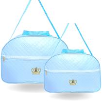 conjunto de bolsas mais indicadas para transportar cobertor roupinhas mamadeira de bebê