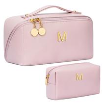 Conjunto de bolsas organizadoras de maquiagem CLOUDWINGS, presente de aniversário, rosa