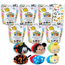 Conjunto de bolsas para cegos Disney Tsum Tsum Plush com 6 mini brinquedos de pelúcia