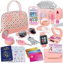 Conjunto de bolsas Play Star Princess com bolsa e acessórios fingidos Conjunto de bolsas Play Star Princess com bolsa e acessórios fingidos