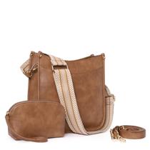 Conjunto de bolsas tiracolo, bolsa de couro Hobo CLUCI para mulheres