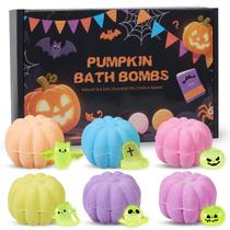 Conjunto de bombas de banho FAMILON Pumpkin com brinquedos brilhantes, 6 unidades
