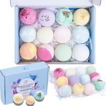 Conjunto de bombas de banho Romancy, pacote com 12 unidades Eucalyptus Lavender Spa