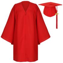 Conjunto de boné e vestido de formatura Matte Kindergarten Preschool Kids Conjunto de boné e vestido de formatura Matte Kindergarten Preschool Kids
