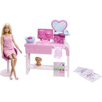 Conjunto de Boneca Barbie Dia de Spa com Cachorrinho Rosa Mattel Conjunto de Boneca Barbie Dia de Spa com Cachorrinho Rosa Mattel