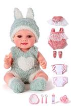 Conjunto de Boneca Bebê BABESIDE 12" Realista com Acessórios