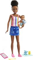 Conjunto de bonecas Barbie Skipper Babysitters Inc. com boneca de 9 polegadas de 3 a 7 anos Conjunto de bonecas Barbie Skipper Babysitters Inc. com boneca de 9 polegadas de 3 a 7 anos