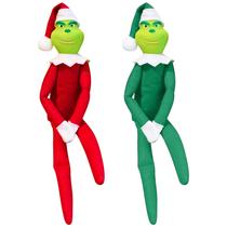 Conjunto de bonecas de pelúcia Elf Monster, decoração de Natal, 2 unidades Conjunto de bonecas de pelúcia Elf Monster, decoração de Natal, 2 unidades