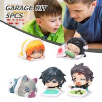 Conjunto de bonecas Demon Slayer Cartoon, 5 peças, Hand Doll Mod