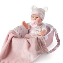 Conjunto de bonecas eDollable de 30 cm com cama de berço transportadora de 3 anos ou mais Conjunto de bonecas eDollable de 30 cm com cama de berço transportadora de 3 anos ou mais