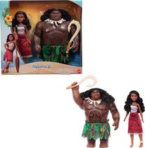 Conjunto de bonecas Mattel Disney Moana 2 Voyager 2 Moana & Maui