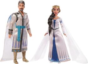 Conjunto de bonecas Mattel Disney's Wish King Magnifico e Queen Amaya