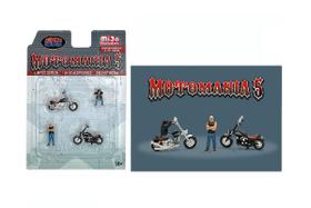 Conjunto de bonecos American Diorama Motormania 5 1:64 Scale Metal