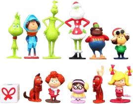 Conjunto de bonecos Bath Playset Whoville Miser com Cindy Lou Who, Max