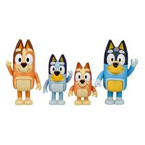 Conjunto de bonecos Bluey and Family 4, pacote de 2,5-3 polegadas