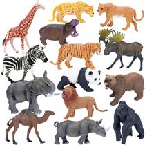 Conjunto de Bonecos BOLZRA Safari Animals - Brinquedo para Crianças e Bebês