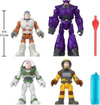 Conjunto de Bonecos Buzz Lightyear Imaginext da Mattel - HGT28