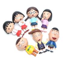 Conjunto de bonecos Chibi Marukochan Toy Doll Anime Collection 7 unidades