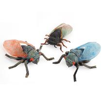 Conjunto de bonecos Cicada and Cricket, 3 peças de PVC para crianças Conjunto de bonecos Cicada and Cricket, 3 peças de PVC para crianças
