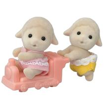 Conjunto de Bonecos Colecionáveis Calico Critters - Gêmeos Ovelha