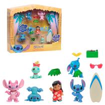Conjunto de bonecos colecionáveis Just Play Disney Stitch de 11 peças