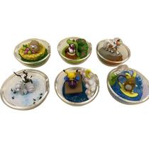 Conjunto de bonecos Crystal Pokeball, pacote com 6 Pikachu e Vulpix, 5 cm Conjunto de bonecos Crystal Pokeball, pacote com 6 Pikachu e Vulpix, 5 cm