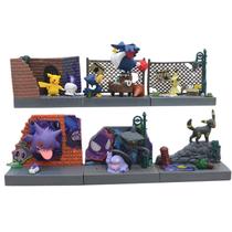 Conjunto de bonecos Dark Town, coleção de modelos de PVC de 6 peças, 10 cm Conjunto de bonecos Dark Town, coleção de modelos de PVC de 6 peças, 10 cm