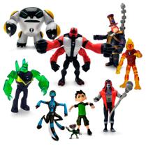 Conjunto de bonecos de ação Ben 10 Ben Tennyson, Four Arms, etc