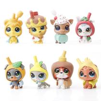 Conjunto de bonecos de ação Cartoon Mini Animal, 8 peças para crianças de 7 a 12 anos Conjunto de bonecos de ação Cartoon Mini Animal, 8 peças para crianças de 7 a 12 anos