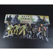 Conjunto de bonecos de ação da série militar Police Swat, 6 unidades Conjunto de bonecos de ação da série militar Police Swat, 6 unidades