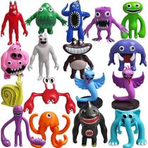 Conjunto de bonecos de ação de brinquedo KUEVSD, 18 unidades para cobertura de bolo e presente