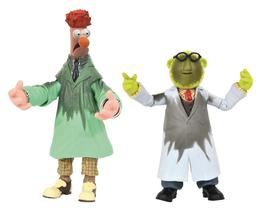 Conjunto de bonecos de ação Diamond Select Toys The Muppets Dr. Bunsen Honeydew & Beaker, exclusivo da Comic-Con 2021