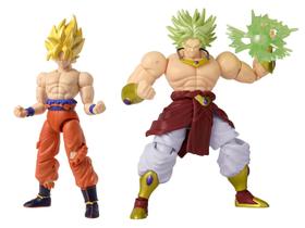 Conjunto de Bonecos de Ação Dragon Ball Super - Goku vs. Broly