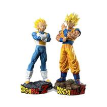 Conjunto de bonecos de ação Dragon Ball Z Goku e Vegeta 30-32 cm em PVC Conjunto de bonecos de ação Dragon Ball Z Goku e Vegeta 30-32 cm em PVC