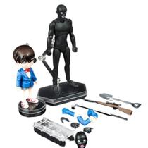 Conjunto de bonecos de ação Figma Conan e Criminal em PVC de 15 cm Conjunto de bonecos de ação Figma Conan e Criminal em PVC de 15 cm