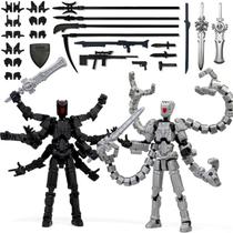 Conjunto de bonecos de ação KAMOVNY T13 2PCS. Montagem concluída Conjunto de bonecos de ação KAMOVNY T13 2PCS. Montagem concluída