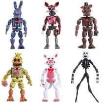 Conjunto de bonecos de ação Laghtin Horror Game Five Night 6 Pack Conjunto de bonecos de ação Laghtin Horror Game Five Night 6 Pack