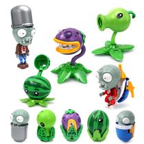 Conjunto de bonecos de ação Maikerry PVZ, brinquedos montados, 5 peças de presente